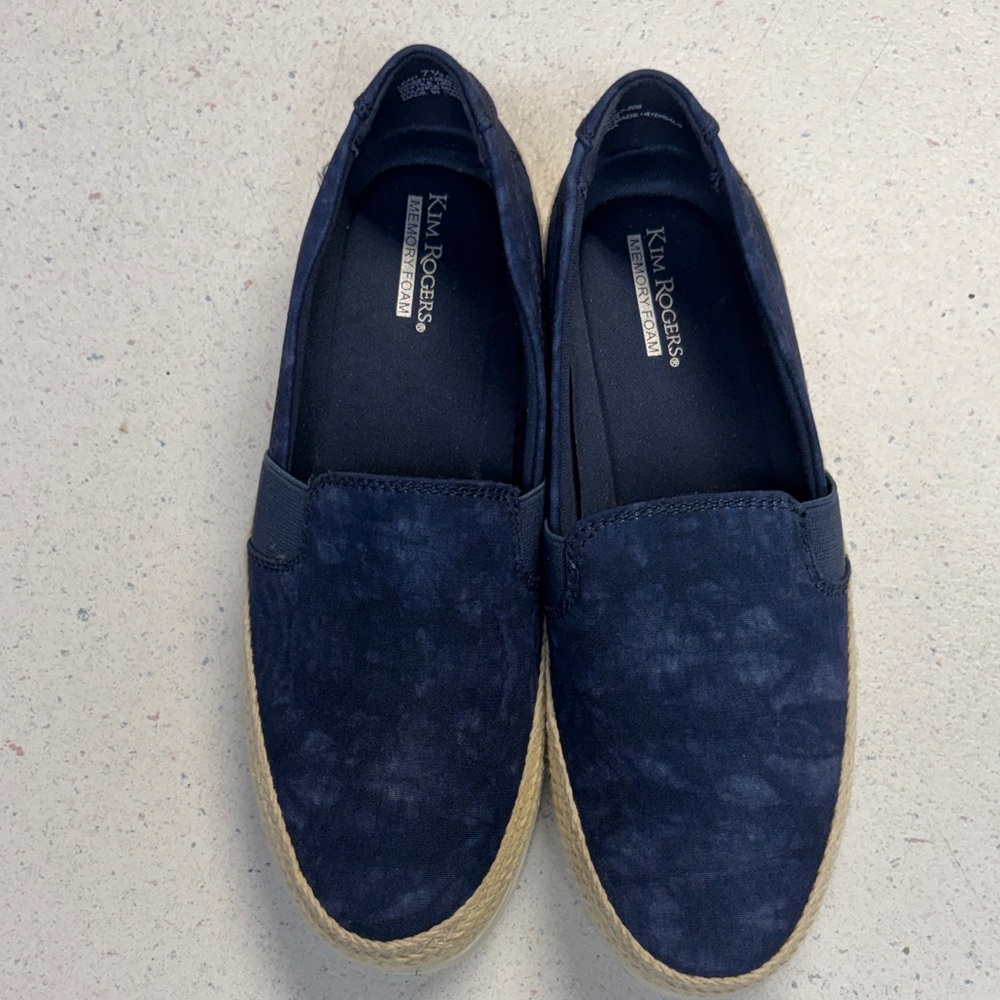 Kim Rogers Navy Blue Flats